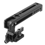 FEICHAO BSB-1A-B CNC Evrensel Konumlandırma Kolu 15 mm Çubuk Kelepçesi SLR Tavşan Kafes Seti Soğuk Ayakkabılı + 1/8" 3/8" Vida Dslr Kamera Kafesi Mikrofon Ayakkabı Montajı (soğuk ayakkabı +1/8*10 mm Vida)