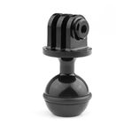 FEICHAO CNC 360 Derece Döndürme Bilyeli Kafa Montajlı Tripod 2,5 CM Gopro Hero 5 4/Yi/SJCam/GitUp Kameralar için Uyumlu (Siyah)