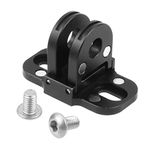 FEICHAO CNC Panoramik Kamera Kafesi Koruma Çerçevesi Manyetik Katlanır Montaj Kafası Soğuk Ayakkabı 1/4" Delik Insta360 bir x2 ile Uyumlu (Manyetik Katlanır Montaj Kafası)
