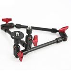 FEICHAO Evrensel Sihirli Kol Braketi Bilyeli Kafa Montajlı Kamera Selfie Tripod için Ayarlanabilir