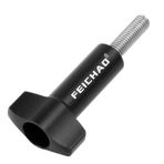 FEICHAO GOPRO Hero 9 Hero 8 Hero 7 MAX Tüm Seriler/ EK7000 4K ve Diğer Kameralar (1,26 inç / 32 mm) ile uyumlu 3 Adet CNC Parmak Vidası M5