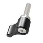 FEICHAO GoPro10, Insta360 One R 4K Action DSLR Kamera ile Uyumlu 2 Paket Ayarlanabilir M5 * 17 Vida Kolu Sıkma Anahtarı (Demir Nikel Kaplama, Siyah L Tipi)