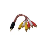 feifei 3.5 Mm Stereo Erkek -6 Tos Erkek 5+1 Ses Sistemi Kablosu