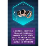 Feifei Dijital Göstergeli Powerbank Bluetooth Kulaklık ve Yeni Nesil Amoled Ekran Akıll? - FEİ6283-418 - Çok Renkli
