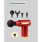 Feifei Kas Gevşetici Masaj Tabancası 4 Başlık ve Ayarlanabilir Hız - FEİ9973-3451