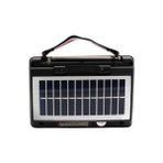 Feifei KTF-1428 Taşınabilir Güneş Enerjili Bluetooth Radyo Hoparlör – Şarjlı Radyo - FEİ3778-823 - Çok Renkli
