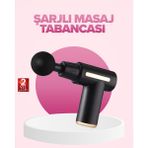 Feifei Profesyonel Masaj Tabancası 6 Kademeli Derin Kas Terapisi 4 Başlıklı Şarjlı Se - FEİ1803-658