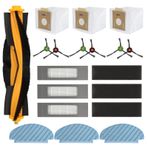 Feilifan ECOVACS DEEBOT N10 PLUS/T9+/ N8 PRO+/ N8+/ N8+/ T8+ Robot Vakum, Yedek Parçalar Ana Fırça, Yan Fırça, Filtre, Paspas Pedleri, Toz Torbası (19 Adet) için aksesuar Kiti