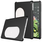 Feitenn Google Pixel Tablet Kılıfı için, [Hafif] [Darbeye Dayanıklı] Sert PC Koruyucu Kılıf Kapak Pixel Tablet 2023 için Şarj Yuvası ile Uyumlu (Siyah)