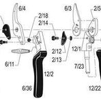 Felco 12 / 1 Budama Makası Üst Bıçak Sapı ve Yatağı