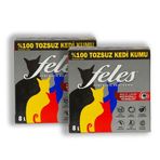 Feles Tozsuz 2x8 lt Kedi Kumu