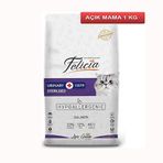 Felicia 1 kg Düşük Tahıllı Kısırlaştırılmış Somonlu HypoAllergenic Kedi Maması