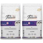 Felicia 2 Adet Adult Cat Light & Sterilised Somonlu Kısırlaştırılmış Yetişkin Kedi Maması 2 kg x 2 = 4 kg Urinary Care