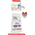 Felicia 3lü Set: Hipoalerjenik Somonlu Kısır Kedi Maması 2kg + 15LI Ranova Lolipop Kedi Ödülü Ezme Hediyeli!