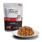 Felicia 85 GR Tahılsız Kuzu Etli Pouch Yetişkin Kedi Yaş Maması