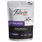 Felicia 85 gr Tahılsız Somonlu Pouch Kısırlaştırılmış Konserve Kedi Maması