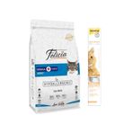 Felicia Az Tahıllı Somonlu Yetişkin Kedi Maması 2 Kg + Gimcat Multi Vitamin Paste Kedi Macunu 100 Gr