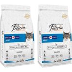 Felicia Az Tahıllı Somonlu Yetişkin Kedi Maması 2 kg x 2 = 4 kg Süper Premium Karışık Tat