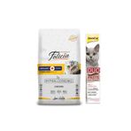 Felicia Az Tahıllı Tavuklu Kedi Maması 2 Kg + Gimcat Duo Paste Tavuklu Anti-Hairball Malt 50Gr
