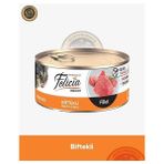 Felicia Insight Fillet Biftekli Fileto Kısırlaştırılmış Yetişkin Kedi Konserve Maması 85 gr - 85GR