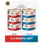 Felicia Insight Fillet Biftekli & Somonlu Fileto Yetişkin Kedi Konserve Maması Seti 6x85 gr - 6X85GR