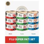 Felicia Insight Fillet Biftekli & Tavuklu & Somonlu Fileto Yetişkin Kedi Konserve Maması Seti 9x85 gr - 9X85GR