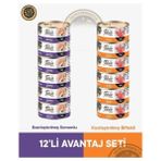 Felicia Insight Fillet Somonlu & Biftekli Fileto Kısırlaştırılmış Yetişkin Kedi Konserve Maması Seti 12x85 gr - 12X85GR