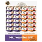 Felicia Insight Fillet Somonlu & Biftekli Fileto Kısırlaştırılmış Yetişkin Kedi Konserve Maması Seti 24x85 gr - 24X85GR