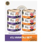 Felicia Insight Fillet Somonlu & Biftekli Fileto Kısırlaştırılmış Yetişkin Kedi Konserve Maması Seti 6x85 gr - 6X85GR