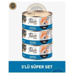 Felicia Insight Fillet Somonlu Fileto Yetişkin Kedi Konserve Maması Seti 3x85 gr - 3X85GR