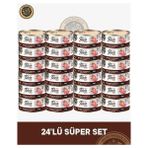 Felicia Insight Pate Biftekli & Tavuklu Kıyılmış Yetişkin Kedi Konserve Maması Seti 24x85 gr - 24X85GR