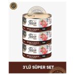 Felicia Insight Pate Biftekli & Tavuklu Kıyılmış Yetişkin Kedi Konserve Maması Seti 3x85 gr - 3X85GR
