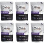 Felicia Kedi Yaş Maması 85 gr x 6 Adet Tahılsız Somonlu Sterilized Premium Kalite