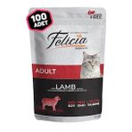 Felicia Kuzulu Tahılsız Pouch 100x85 gr Yetişkin Konserve Kedi Maması