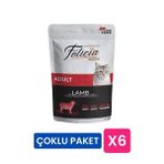 Felicia Pouch Kuzu Etli Tahılsız Kedi Yaş Maması 85 Gr (6'lı Çoklu Paket)