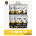 Felicia Pouch Tavuklu Kısırlaştırılmış Kedi Yaş Maması Seti 6x85 gr - 6X85GR