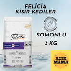 Felicia Somon Balıklı 3 kg Kısırlaştırılmış Yetişkin Kedi Maması