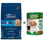 Felicia Somonlu 3 kg Yetişkin Köpek Maması + Yaş Mama