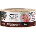 Felicia Tahılsız Sterilised Biftekli Fileto Kedi Konserve 12x85 gr