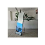 Felicity Mirror 190x70 cm Metal Boy Ayna - Ayaklı Büyük Boy Ayna - Siyah