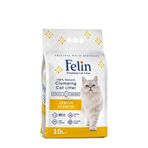 Felin 10 lt Limon Kokulu İnce Taneli Topaklaşan Kedi Kumu