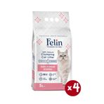 Felin 4x5 lt Bebek Pudrası Kokulu Kedi Kumu