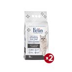 Felin Aktif Karbonlu Topaklanan Ince Taneli Kedi Kumu 5Lx2