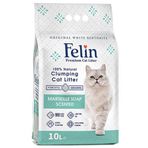 Felin İnce Taneli Marsilya Sabunlu Topaklanan 10 lt Kedi Kumu