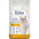 Felin Lemon Limon Kokulu Topaklanan Ince Taneli Kedi Kumu 20 Lt