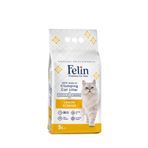 FELİN Limon Kokulu Topaklanan Ince Taneli Kedi Kumu 5 Lt
