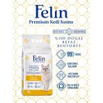 Felin Limon Kokulu Topaklanan Ince Taneli Kedi Kumu 5L