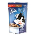 Felix 100 gr Sığır Etli Yaş Kedi Maması