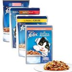 Felix 20x100 gr Karışık Paket Pouch Kedi Konservesi