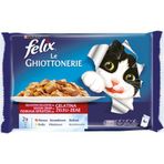 Felix 24x85 gr 4 Adet Multipack Sığır ve Tavuklu Yetişkin Yaş Kedi Maması